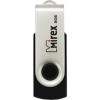 USB Flash Mirex Swivel Rubber 8GB (черный/серебристый)