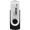 USB Flash Mirex Swivel Rubber 64GB (черный/серебристый)