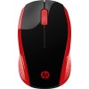 Мышь HP Wireless Mouse 200 (черный/красный)