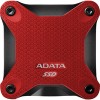 Внешний накопитель A-Data SD600 256GB (красный)