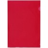 Папка-уголок пластиковая Durable А4+, толщина пластика 0,18 мм, прозрачная красная