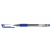 Ручка гелевая Economix, корпус прозрачный, стержень синий