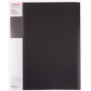 Папка пластиковая с боковым зажимом и карманом Standart, толщина пластика 0,7 мм, черная