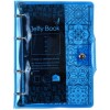 Тетрадь общая А5, 120 л. на кольцах Jelly Book, 175 x 215 мм, клетка, «Голубой»