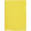 Папка-уголок пластиковая Economix А4+, толщина пластика 0,18 мм, желтая