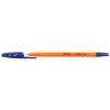 Ручка шариковая Tribase Orange, корпус оранжевый, стержень синий
