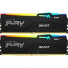 Оперативная память Kingston FURY Beast RGB 2x16ГБ DDR5 4800 МГц KF548C38BBAK2-32