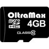 Карта памяти Oltramax microSDHC Class 10 4GB
