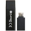 USB Flash Platinet X-Depo + Type-C Adapter 16GB (черный)