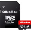 Карта памяти Oltramax Premium OM064GCSDXC10UHS-1-PrU3 microSDXC 64GB (с адаптером)