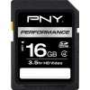 Карта памяти PNY SDHC Performance (Class 4) 16GB (P-SDHC16G4H-GE)