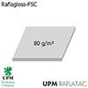 Самоклеящаяся бумага UPM Raflatac Raflagloss, 500мм x 700мм, 80 г/м2, глянцевая (glossy), односторонняя, для офсетной печати, (M23351)