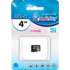 Карта памяти SmartBuy microSDHC (Class 4) 4 Гб (SB4GBSDCL4-00)