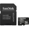 Карта памяти SanDisk Ultra microSDHC 32GB UHS-I + адаптер [SDSDQL-032G-R35A]