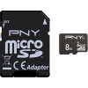 Карта памяти PNY MicroSDHC Performance 8GB (SDU8GBPER25-EF)