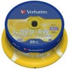 DVD+RW диск Verbatim 4.7Gb 4x 43489 (25 шт.)